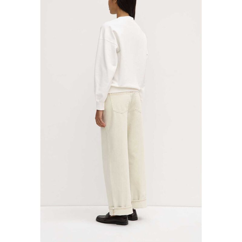 Assembly Label Womens Atelier Logo Fleece Antique White image number 1